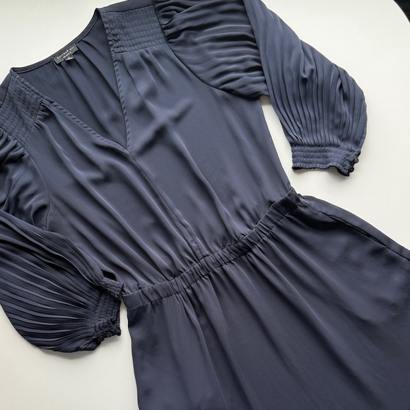 Current Air Dresses & Skirts - Current Air Navy pleated dress medium